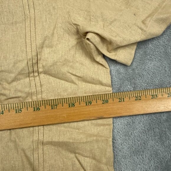 Scotch & Soda Mens Beige Button Up Linen Shirt Size Small a1331 - Picture 6 of 9